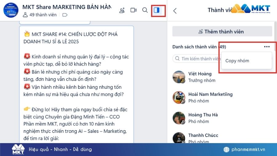 Cách gộp 2 nhóm Zalo thành 1