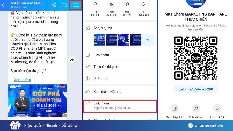 Cách gộp 2 nhóm Zalo thành 1