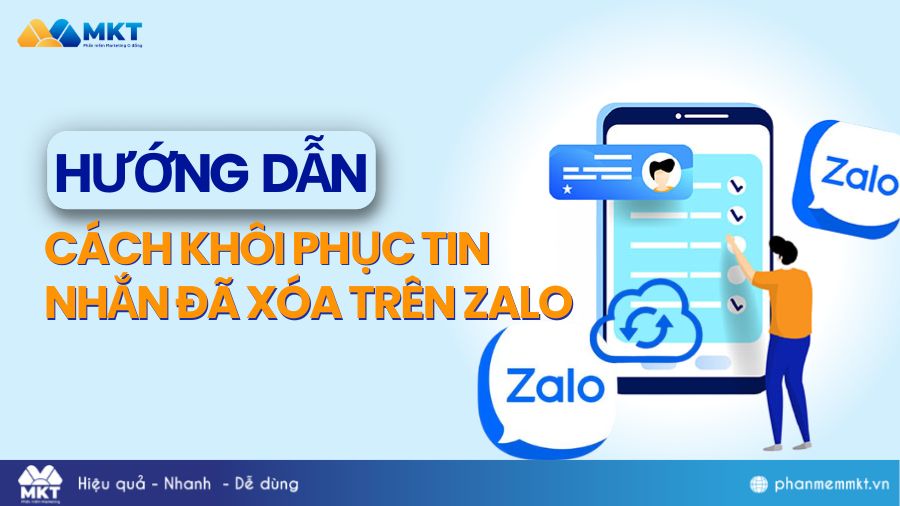3 cách khôi phục tin nhắn đã xóa trên Zalo