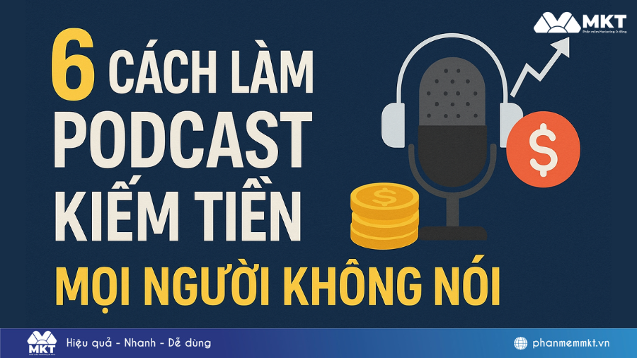 Cách làm podcast kiếm tiền từ quảng cáo và dịch vụ