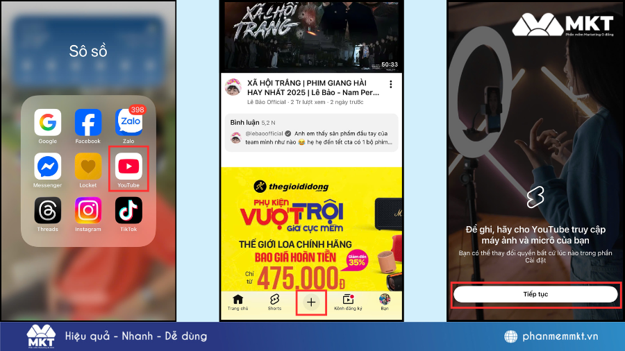Cách Live stream trên YouTube bằng điện thoại tại nhà