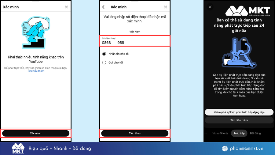 Cách Live stream trên YouTube bằng điện thoại tại nhà