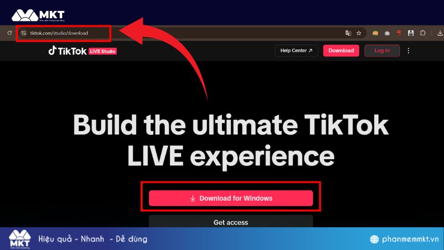 Cách live TikTok trên máy tính bằng TikTok LIVE Studio