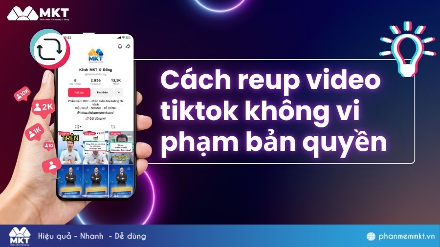 Cách reup video tiktok không vi phạm bản quyền