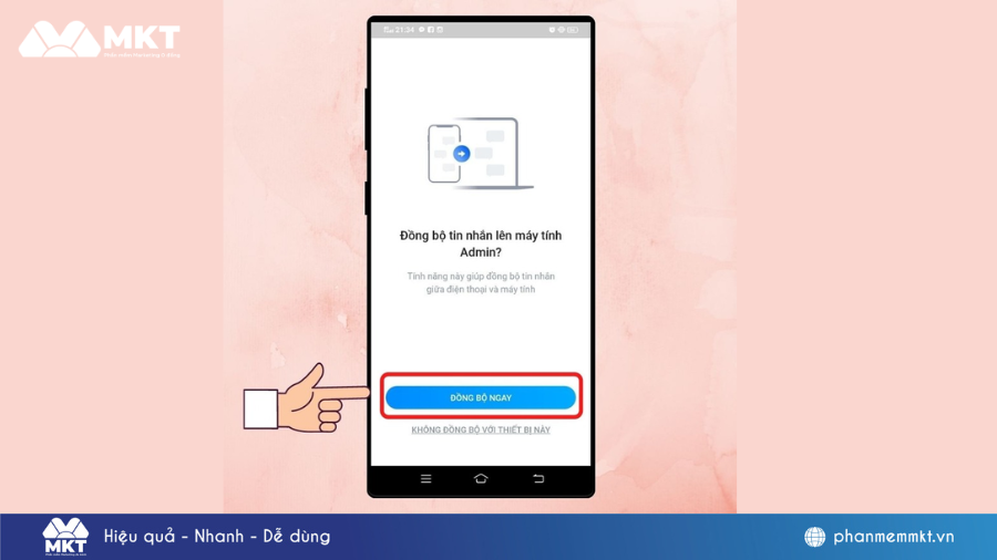 cách sao lưu tin nhắn Zalo từ máy này sang máy khác