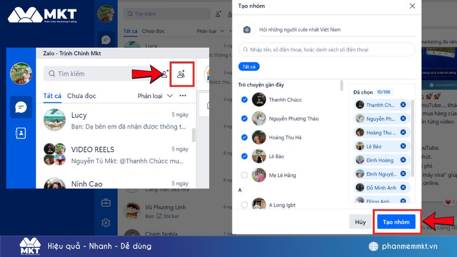 Cách tạo group Zalo cộng đồng