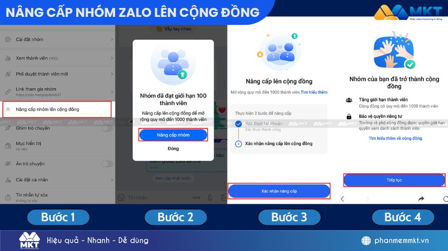 Cách tạo group Zalo cộng đồng