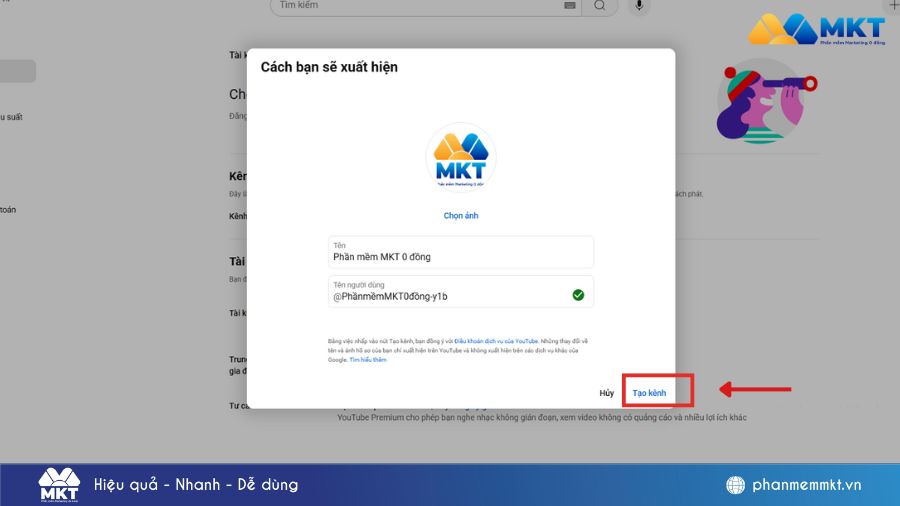 cách tạo kênh Youtube kiếm tiền
