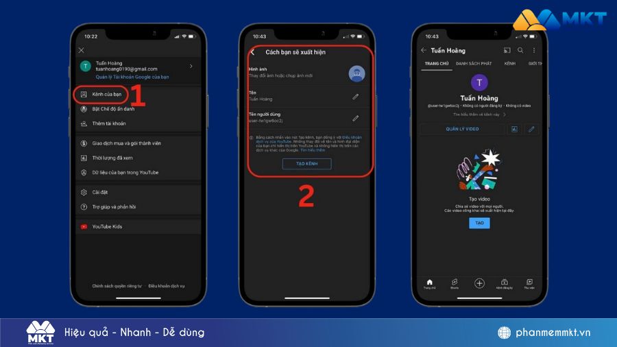 cách tạo kênh Youtube kiếm tiền