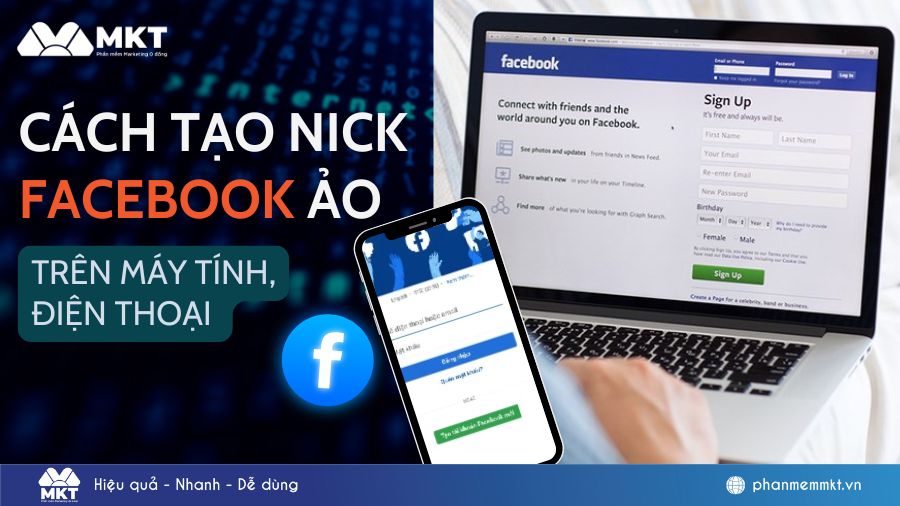 Cách tạo nick Facebook ảo