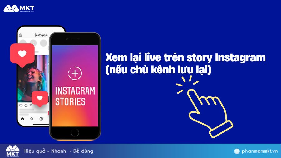 Xem lại live trên story Instagram