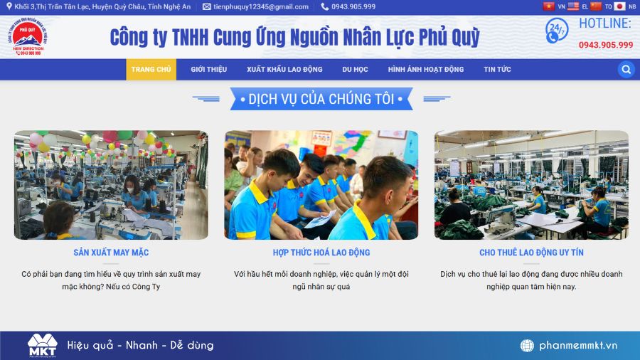 Công ty TNHH Cung Ứng Nguồn Nhân Lực Phủ Quỳ