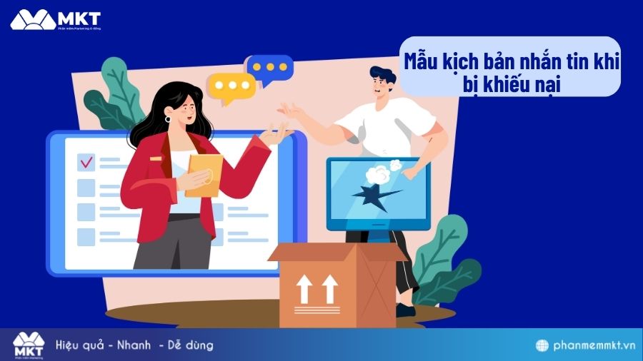 Mẫu kịch bản nhắn tin khi bị khiếu nại 