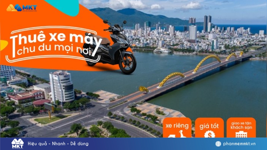 Dịch vụ cho thuê xe máy, ô tô, xe điện cho du khách