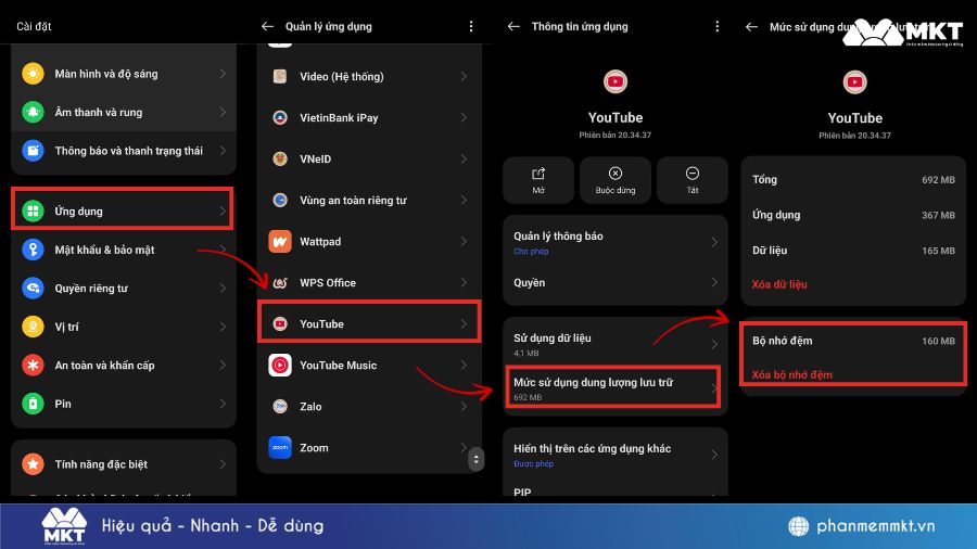Tại sao Youtube không xem được video