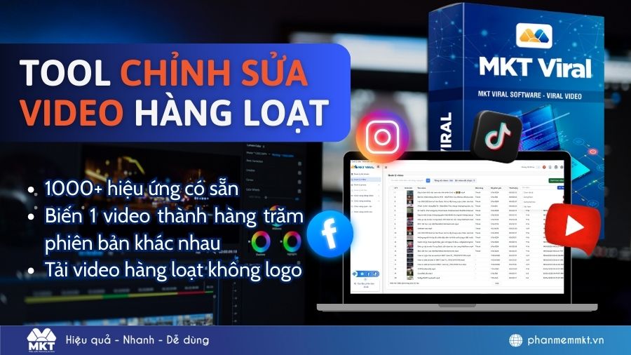 Tool chỉnh sửa video hàng loạt