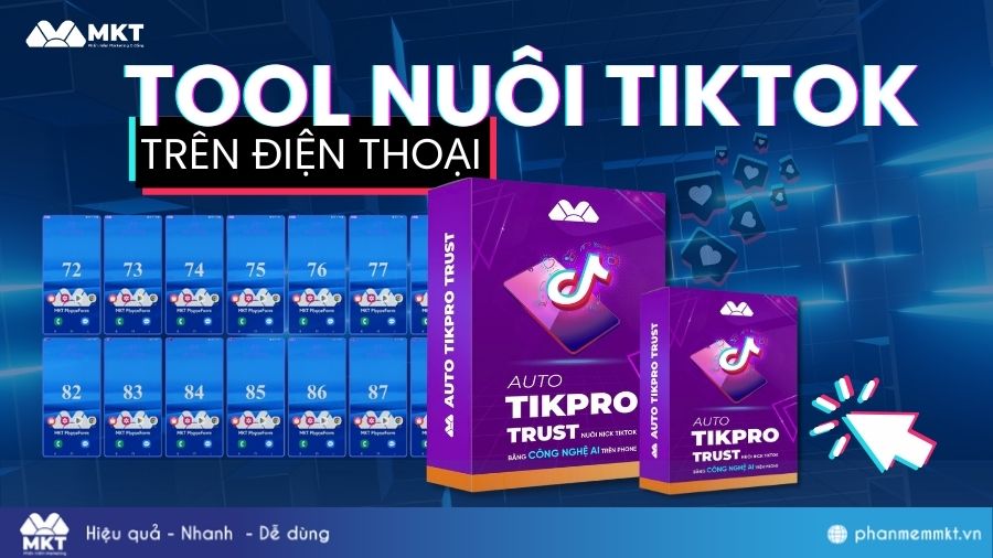 Tool nuôi TikTok trên điện thoại