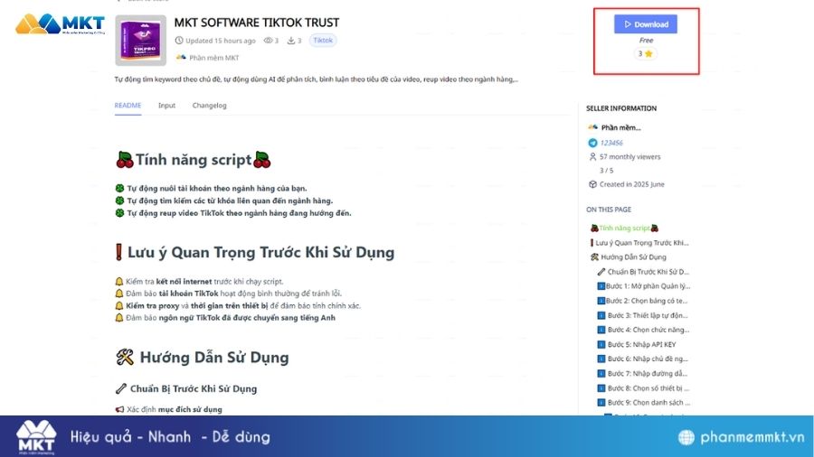 Tool nuôi TikTok trên điện thoại - AUTO TIKPRO TRUST