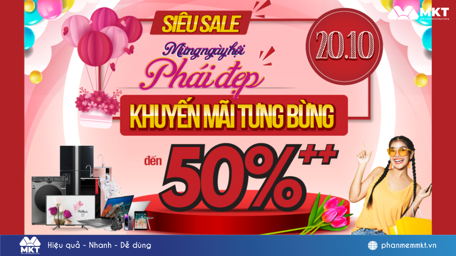 Các chương trình sale thu hút khách hàng