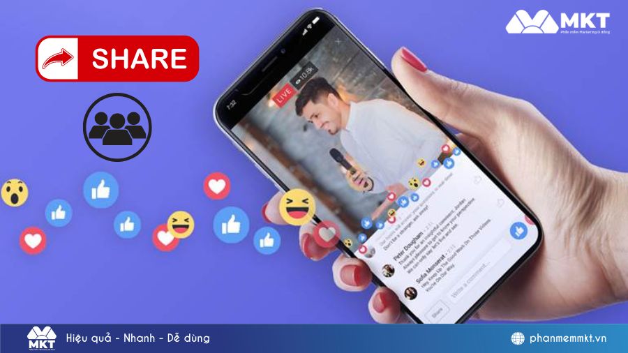 Cách chia sẻ livestream công khai trên Facebook