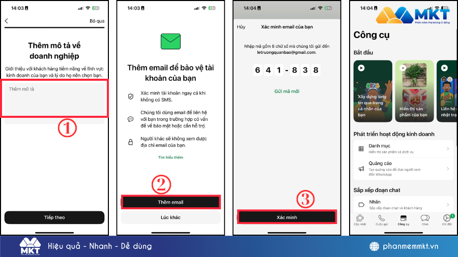 Cách đăng ký WhatsApp bằng Email có được không?