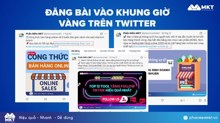 Đăng bài vào khung giờ vàng trên Twitter Cách tăng follow Twitter: Đăng bài vào khung giờ vàng trên Twitter