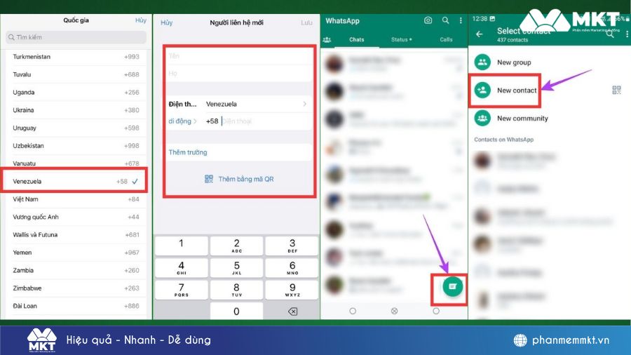 Cách kết bạn nước ngoài trên WhatsApp