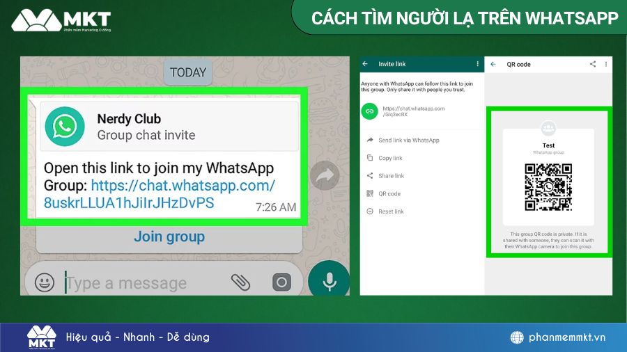 Cách tìm người lạ trên WhatsApp