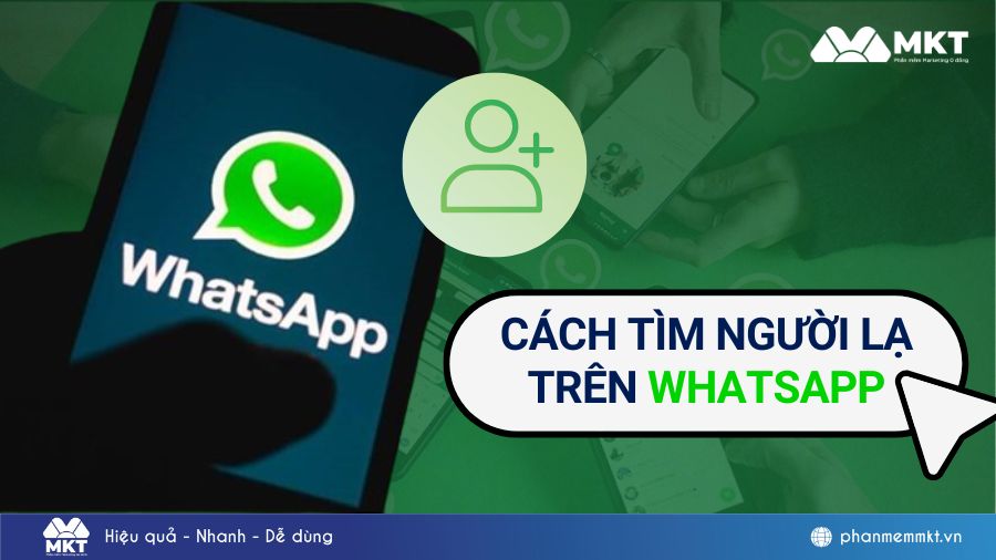 Cách tìm người lạ trên WhatsApp