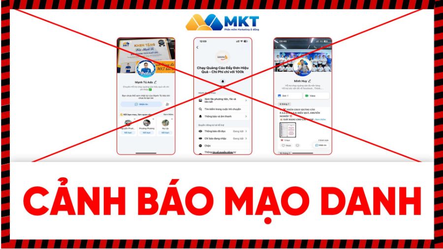 Cảnh báo lừa đảo mạo danh Phần mềm MKT
