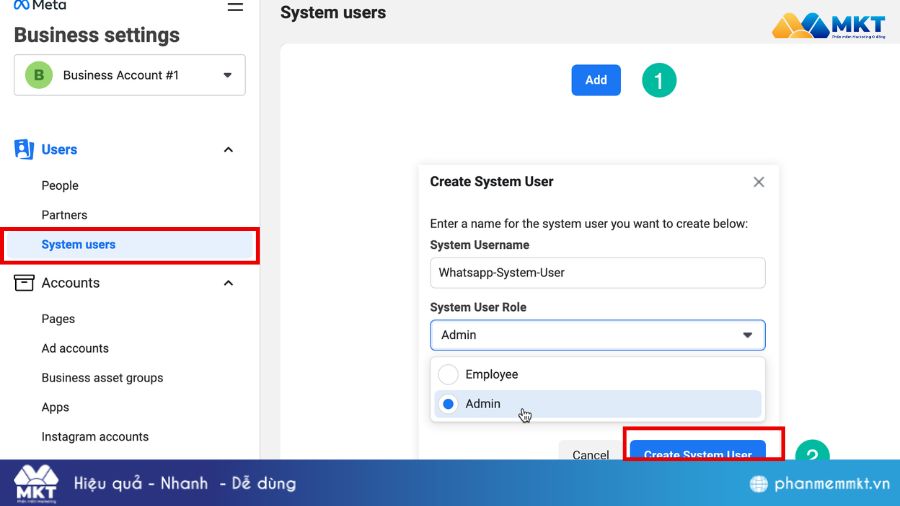 Đăng ký tài khoản WhatsApp Business API
