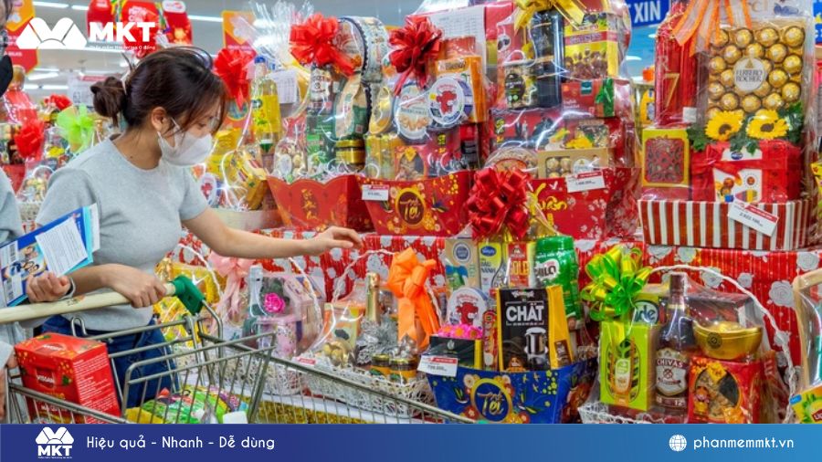 kinh doanh giỏ quà Tết