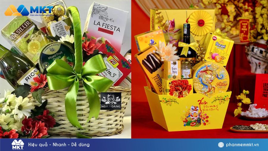 kinh doanh giỏ quà Tết