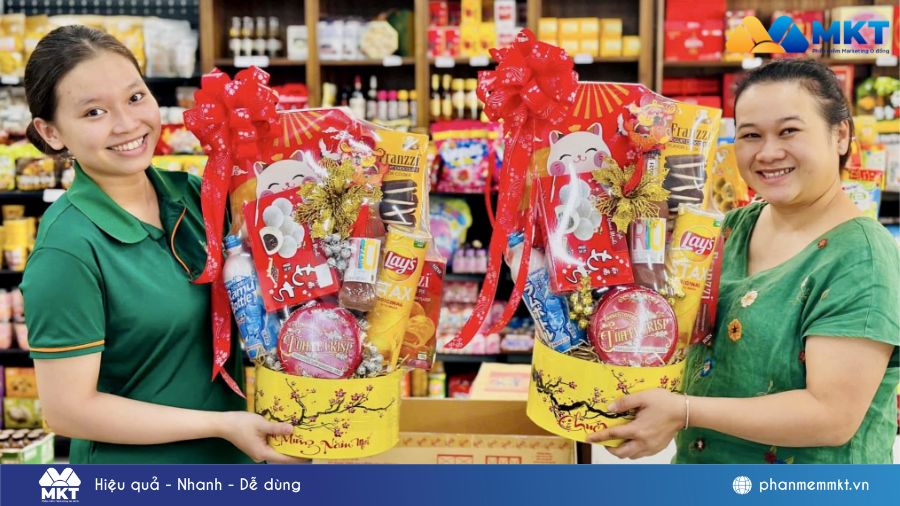 kinh doanh giỏ quà Tết