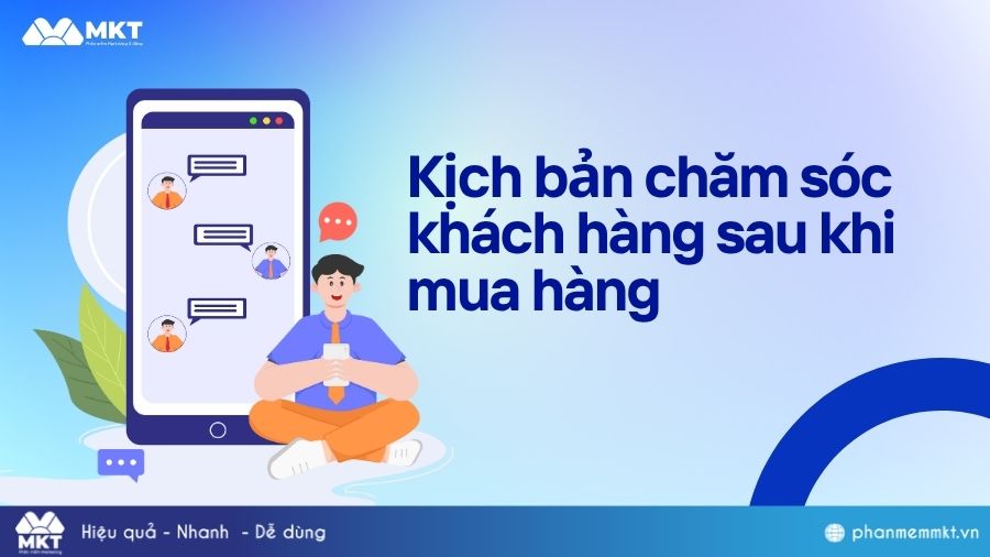 Kịch bản chăm sóc khách hàng sau khi mua hàng