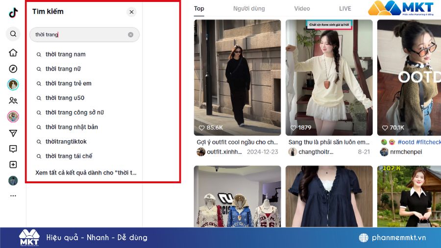 Nghiên cứu từ khóa TikTok