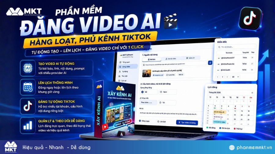 Phần mềm đăng video AI: Cách tạo và đăng video tự động 18 Phần mềm đăng video AI