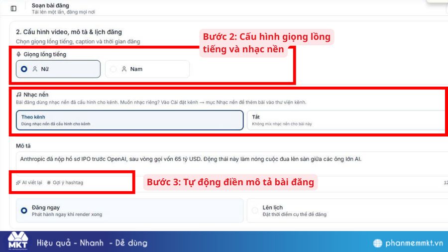 Phần mềm đăng video AI: Cách tạo và đăng video tự động 3 Hướng dẫn tạo và đăng video tự động bằng AI
