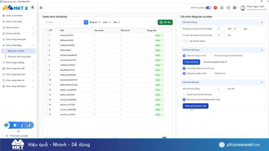 Đăng bài Tweet tự động hàng loạt