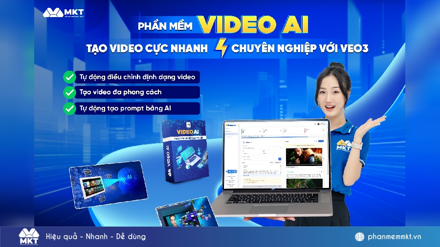Phần mềm tạo video từ VEO 3