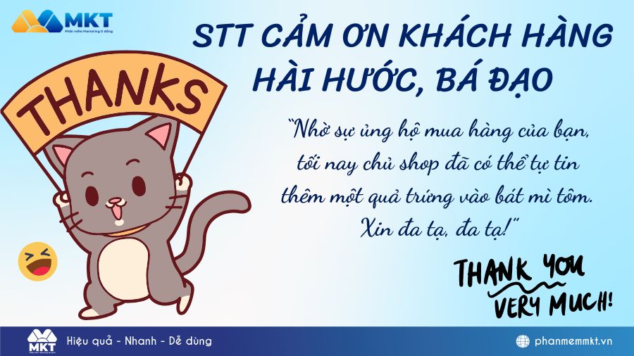 STT cảm ơn khách hàng đã ủng hộ