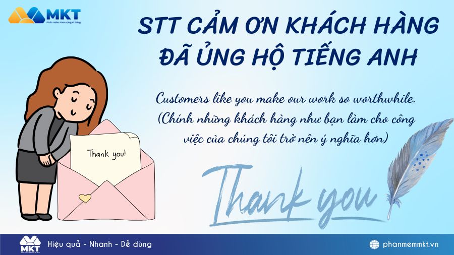 STT cảm ơn khách hàng đã ủng hộ