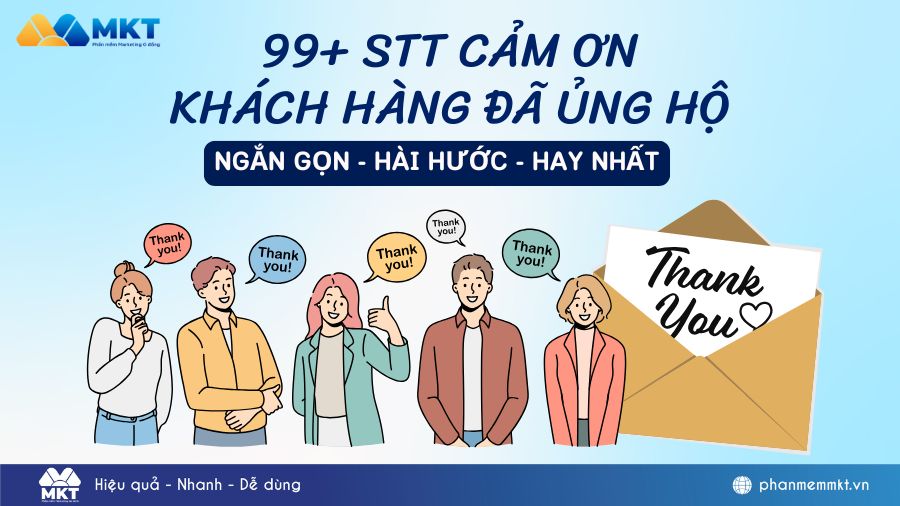 99+ STT Cảm ơn khách hàng đã ủng hộ ngắn gọn, hài hước nhất