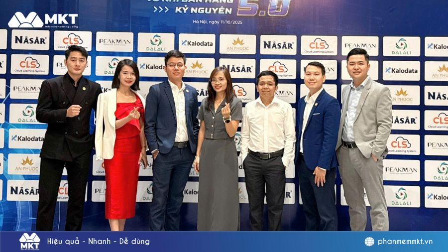 Phần mềm MKT check-in tại Tech4sales