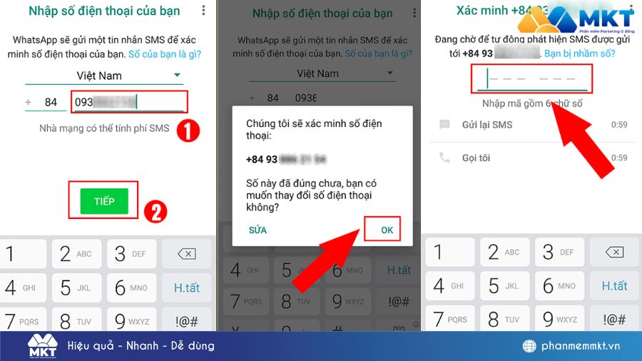 Cách tạo tài khoản WhatsApp trên điện thoại