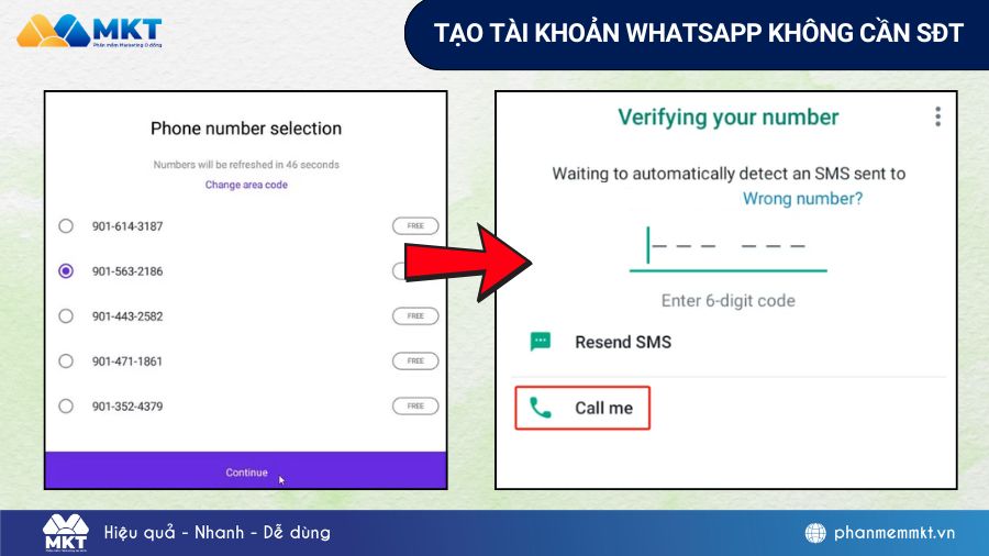 Cách tạo tài khoản WhatsApp không cần số điện thoại