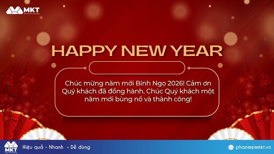 Thiệp chúc Tết cho khách hàng ý nghĩa