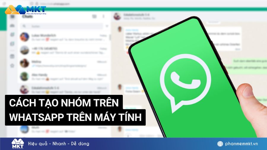 Cách tạo nhóm trên WhatsApp trên máy tính