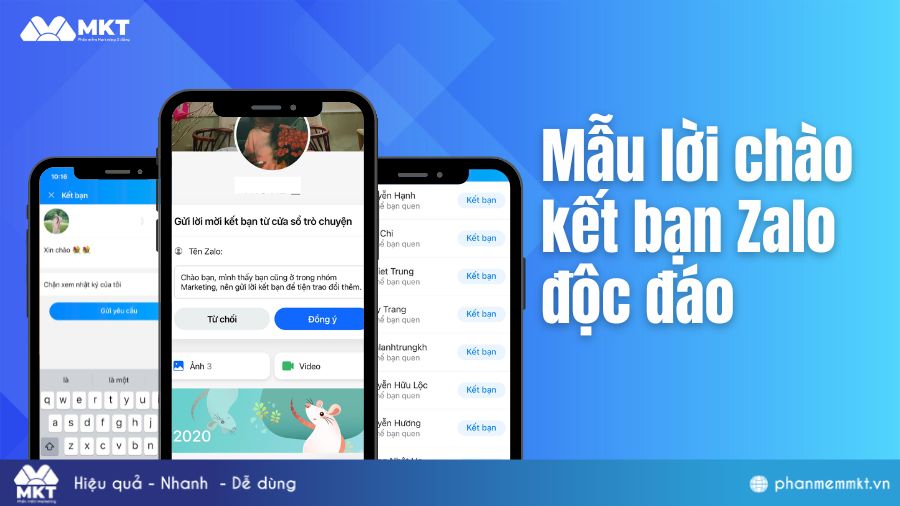 Mẫu lời chào kết bạn Zalo độc đáo