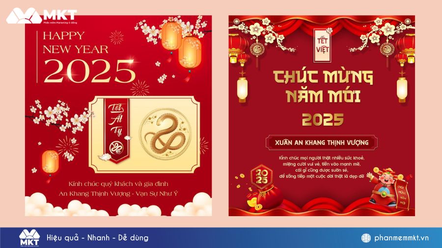 Mẫu thiệp cảm ơn khách hàng cuối năm